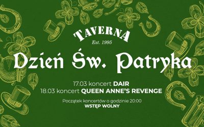 Dzień Świętego Patryka 17.03-18.03.2023